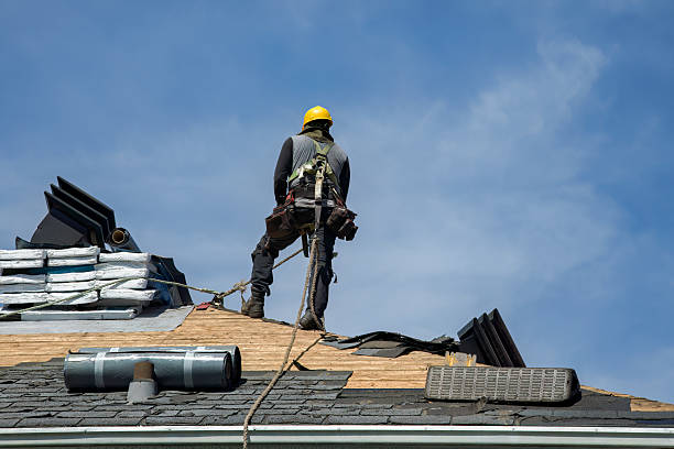 Professional Roofing technician working in Winter Beach, FL